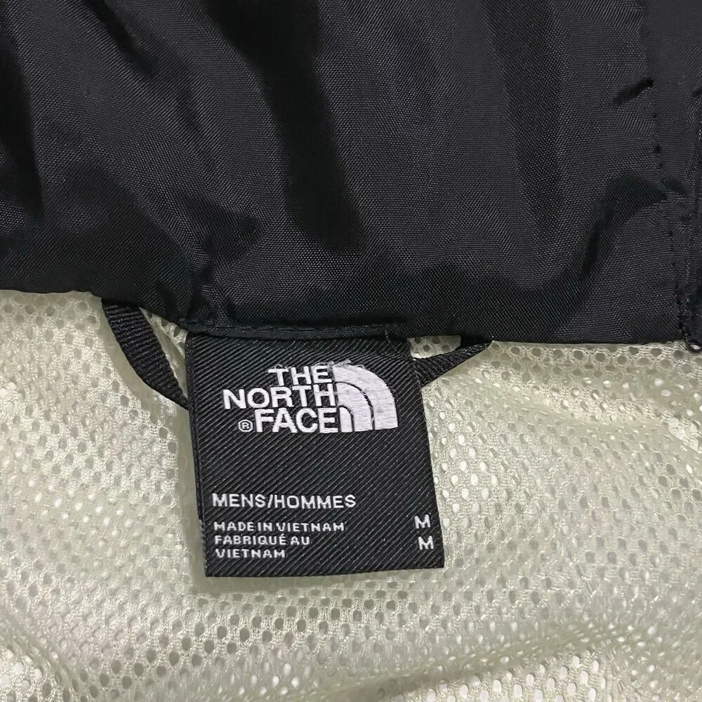 The North Face Antora Rain Jacket Mens Size Medium Black Camo Full Zip Hooded